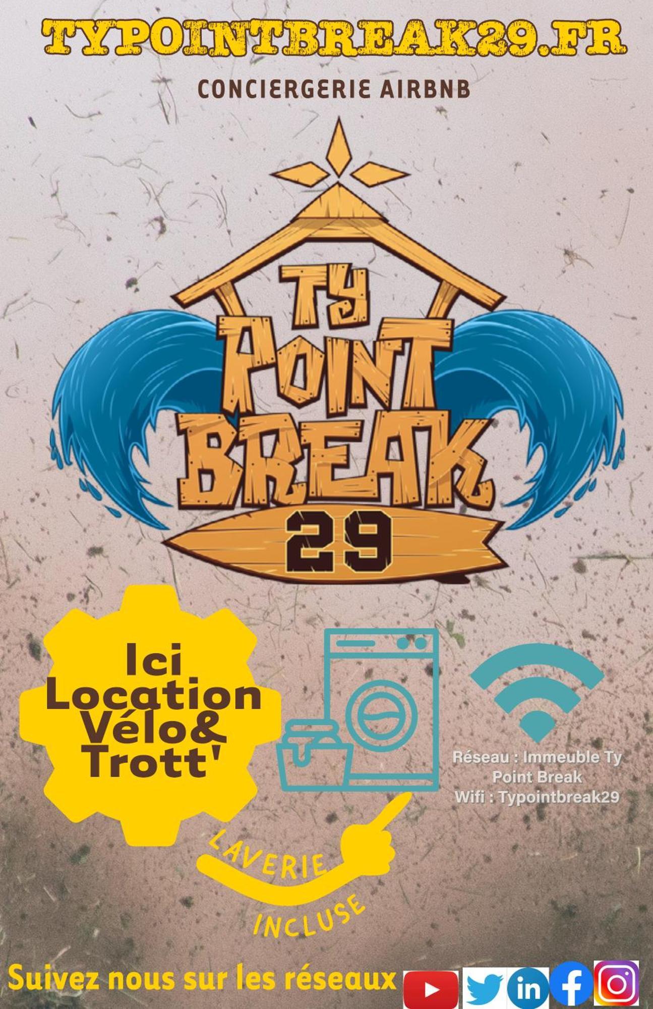 Ferienwohnung Ty Point Break 29 Quimper Exterior foto